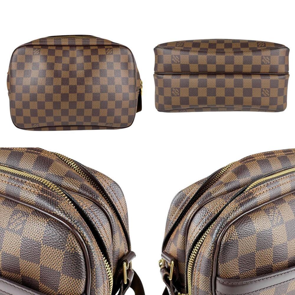 Louis Vuitton Shoulder Bag Damier Reporter Canvas Ebene - Picture 3 of 5